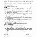 setting up trust for lottery winnings